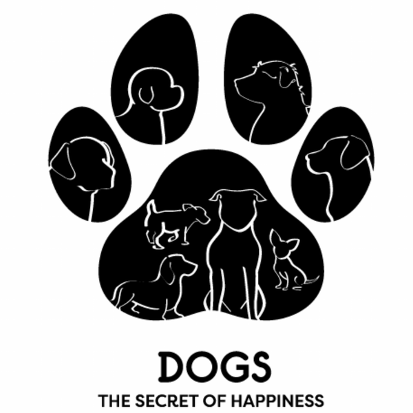 Dogs the Secret of Happiness logo