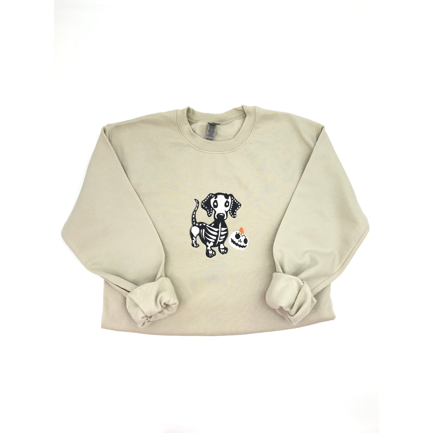 Halloween Dachshund Skeleton Crewneck