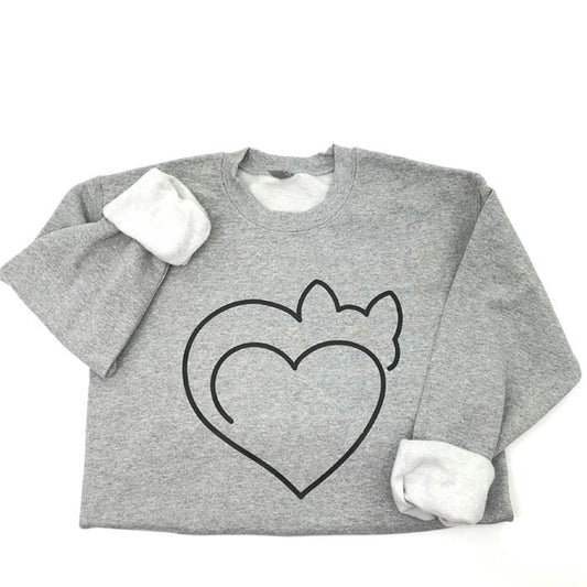 Cat Heart Crewneck