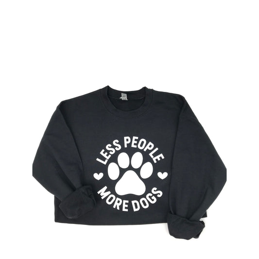 Less People More Dogs Crewneck