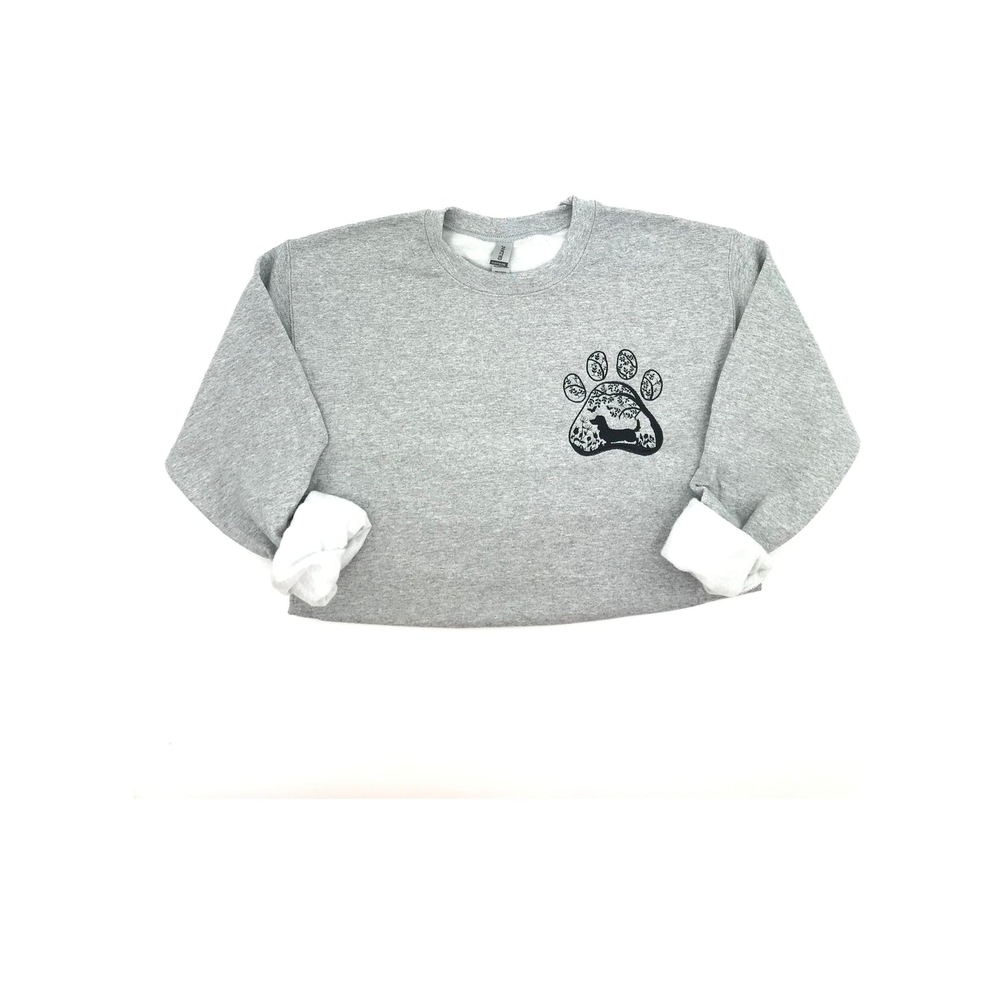 Dachshund Paw Print Crewneck