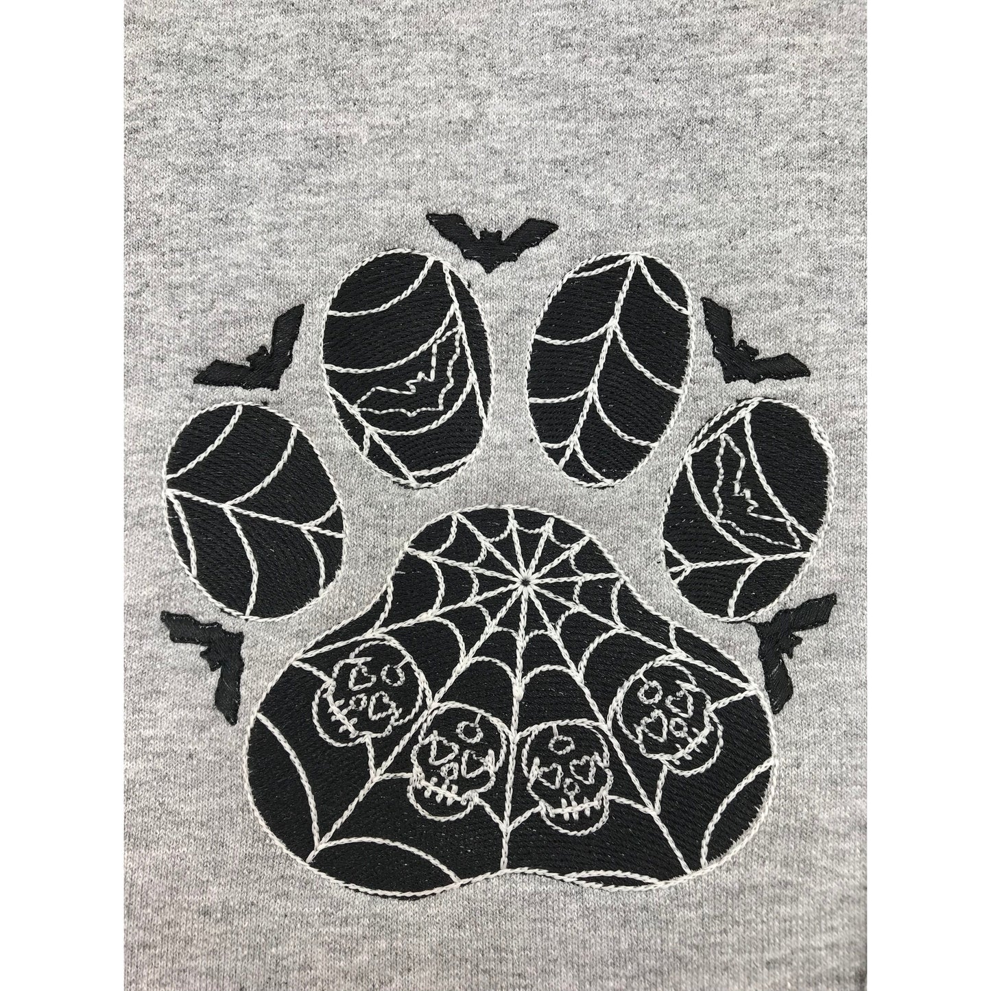 Halloween Web Dog Paw Crewneck